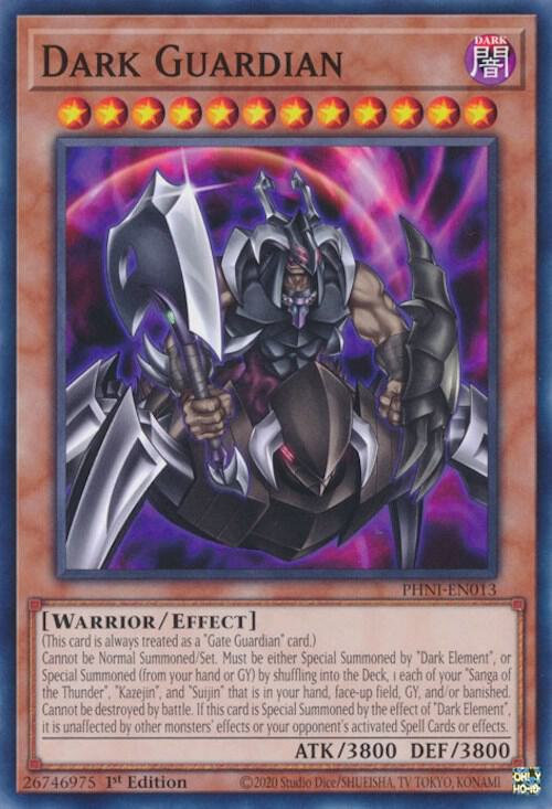 Dark Guardian PHNI-EN013 card from Phantom Nightmare