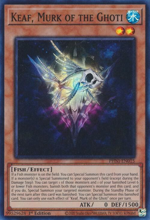 Keaf, Murk of the Ghoti PHNI-EN015 card from Phantom Nightmare