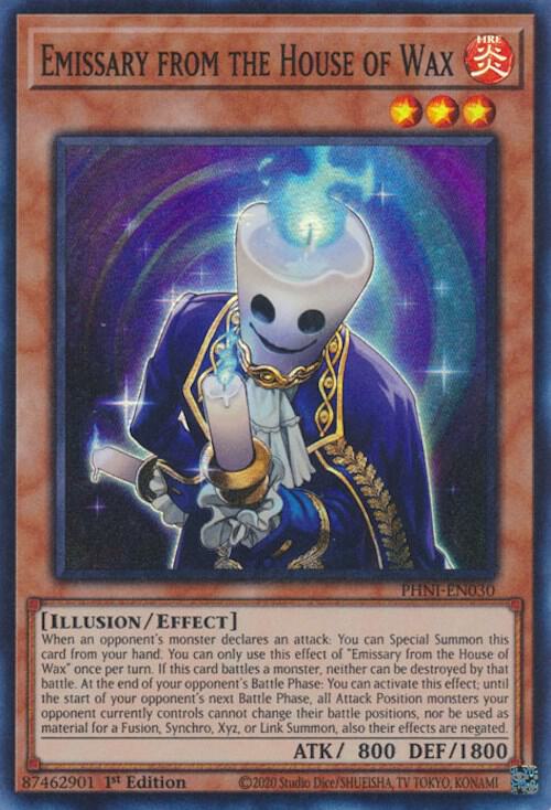 Emissary from the House of Wax PHNI-EN030 card from Phantom Nightmare