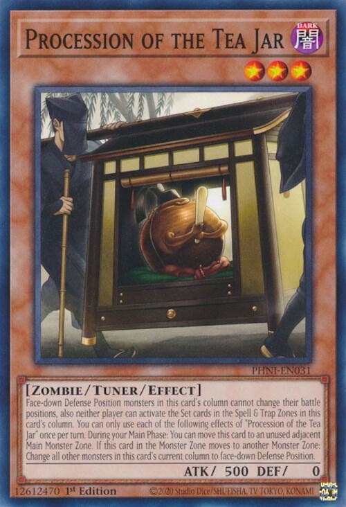Procession of the Tea Jar PHNI-EN031 card from Phantom Nightmare