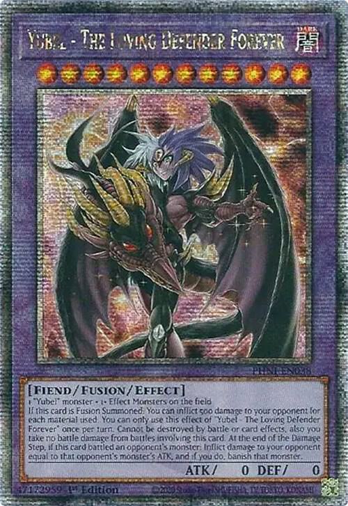 Yubel - The Loving Defender Forever (Quarter Century Secret Rare) PHNI-EN038 card from Phantom Nightmare