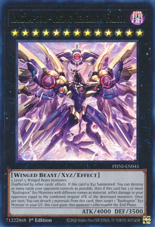 Raidraptor - Rising Rebellion Falcon PHNI-EN045 card from Phantom Nightmare
