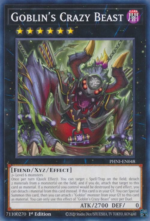 Goblin's Crazy Beast PHNI-EN048 card from Phantom Nightmare