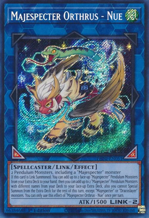 Majespecter Orthrus - Nue PHNI-EN051 card from Phantom Nightmare