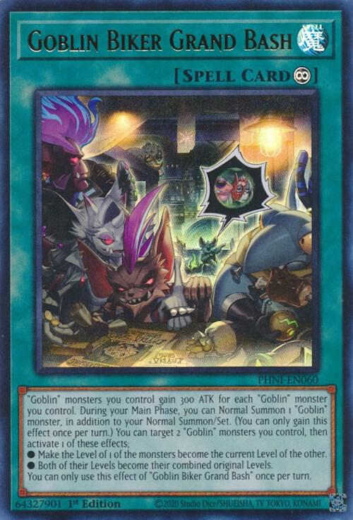 Goblin Biker Grand Bash PHNI-EN060 card from Phantom Nightmare
