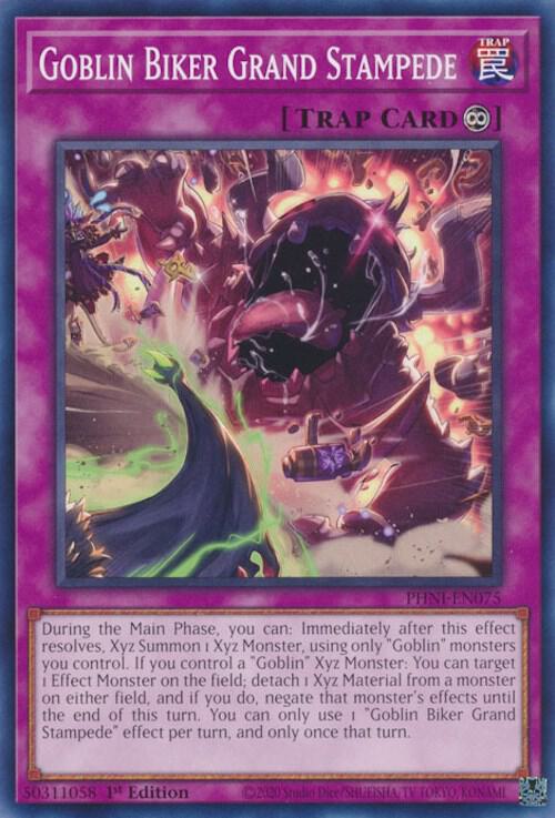 Goblin Biker Grand Stampede PHNI-EN075 card from Phantom Nightmare