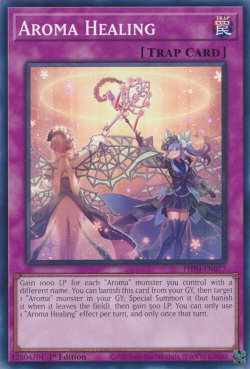 Aroma Healing PHNI-EN077 card from Phantom Nightmare