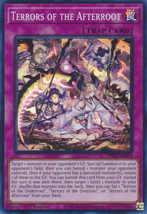 Terrors of the Afterroot PHNI-EN079 card from Phantom Nightmare