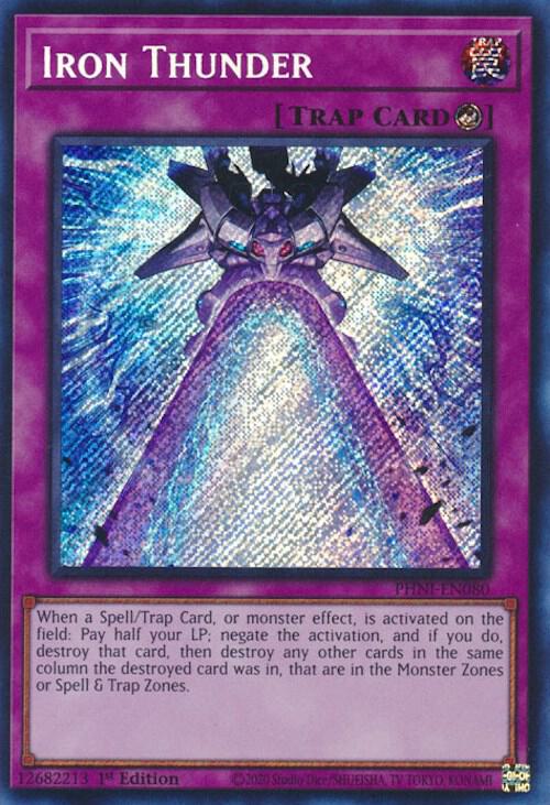 Iron Thunder PHNI-EN080 card from Phantom Nightmare