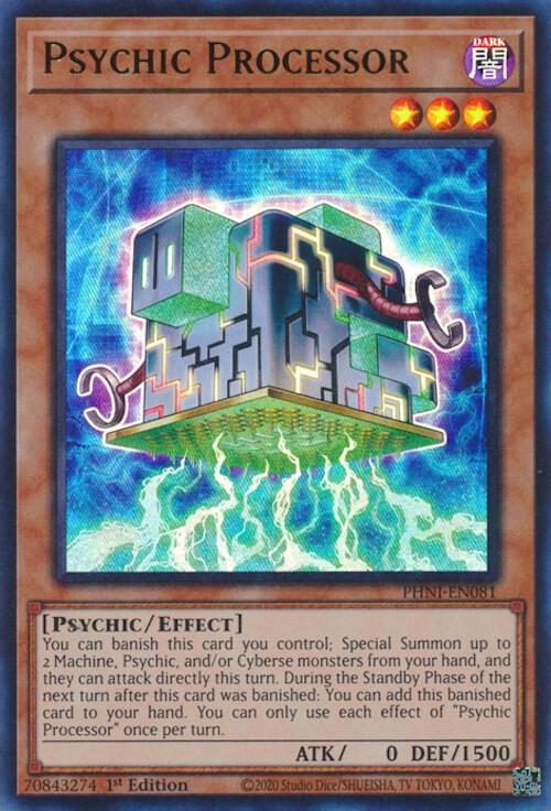 Psychic Processor PHNI-EN081 card from Phantom Nightmare