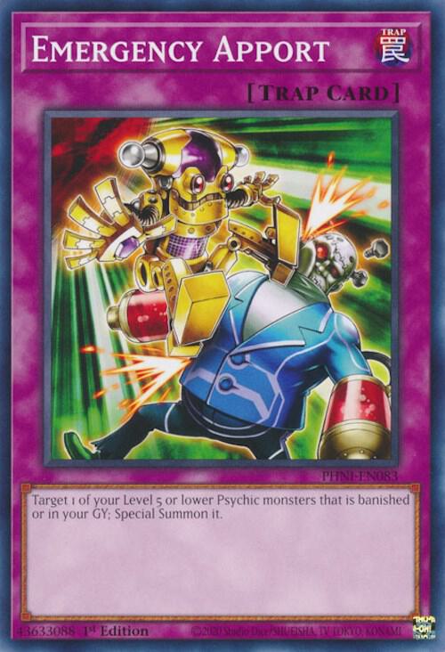 Emergency Apport PHNI-EN083 card from Phantom Nightmare