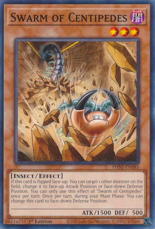 Swarm of Centipedes PHNI-EN085 card from Phantom Nightmare