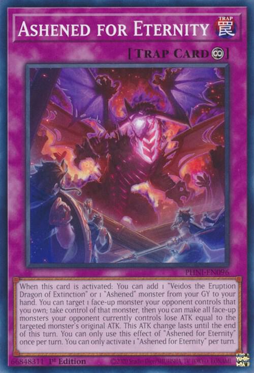 Ashened for Eternity PHNI-EN096 card from Phantom Nightmare