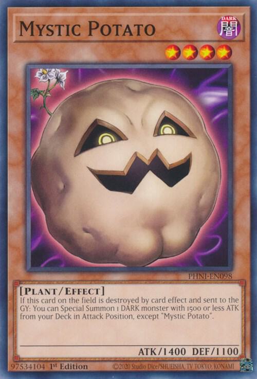 Mystic Potato PHNI-EN098 card from Phantom Nightmare
