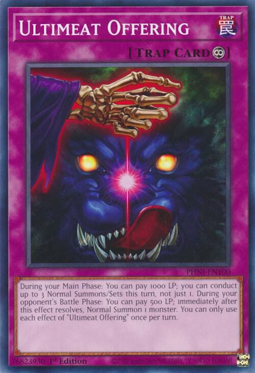 Ultimeat Offering PHNI-EN100 card from Phantom Nightmare