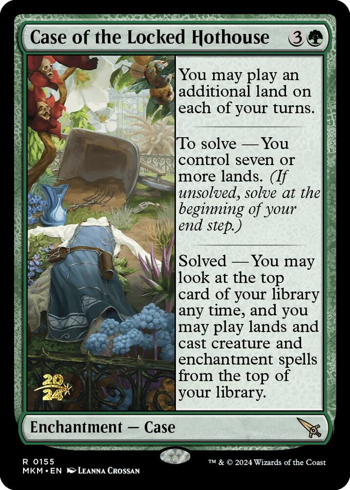Case of the Locked Hothouse 155 card from Prerelease Cards
