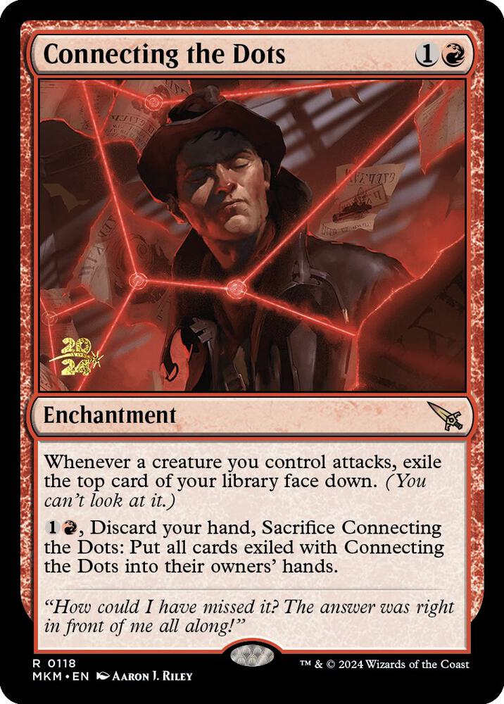 Connecting the Dots 118 card from Prerelease Cards