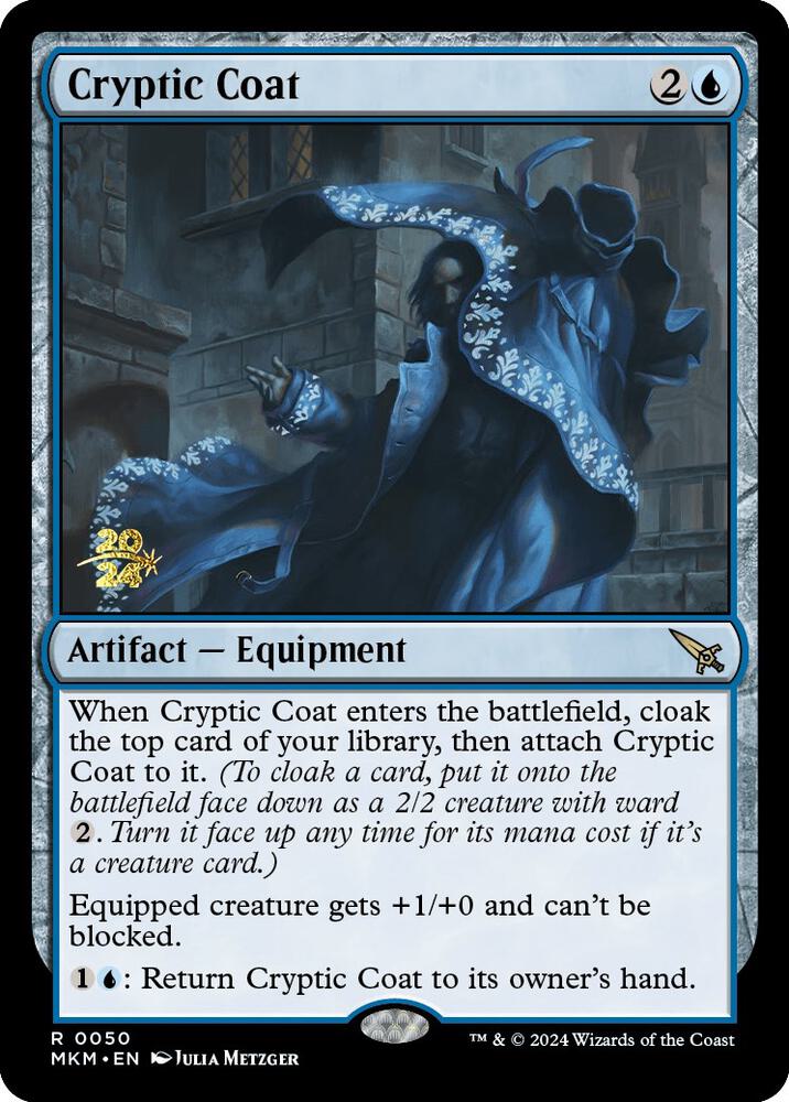 Cryptic Coat 50 card from Prerelease Cards