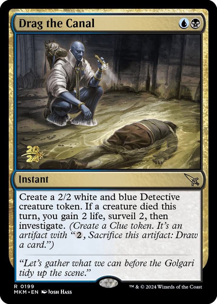 Drag the Canal 199 card from Prerelease Cards
