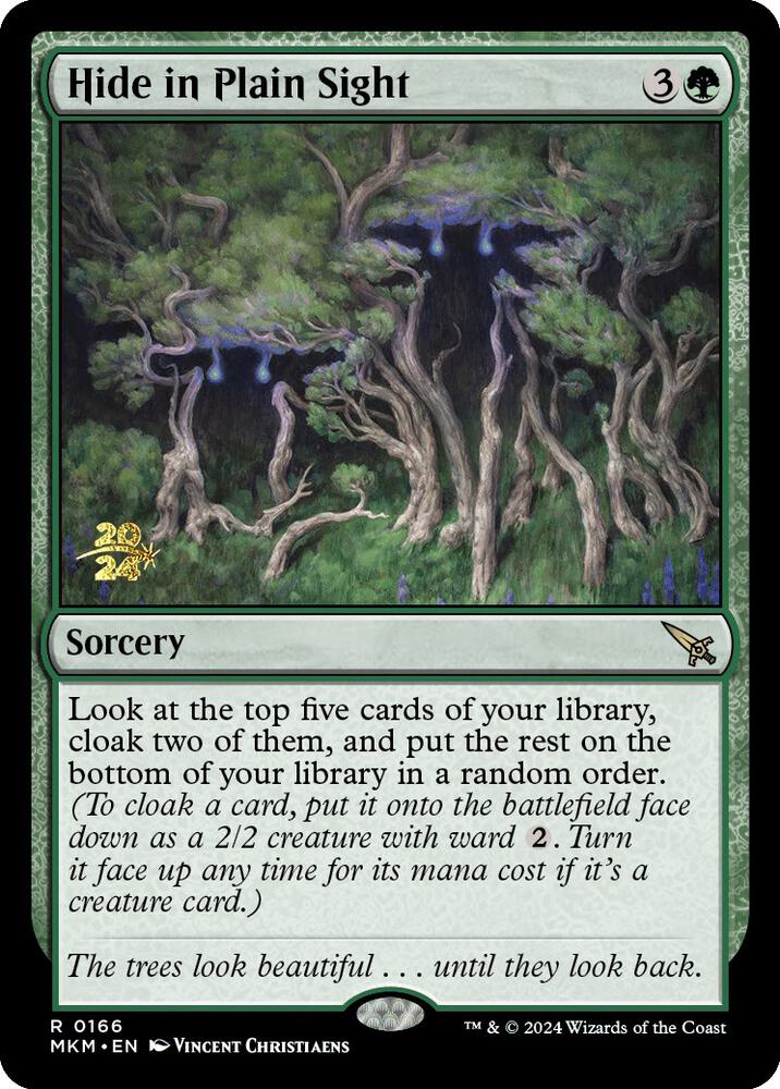 Hide in Plain Sight 166 card from Prerelease Cards