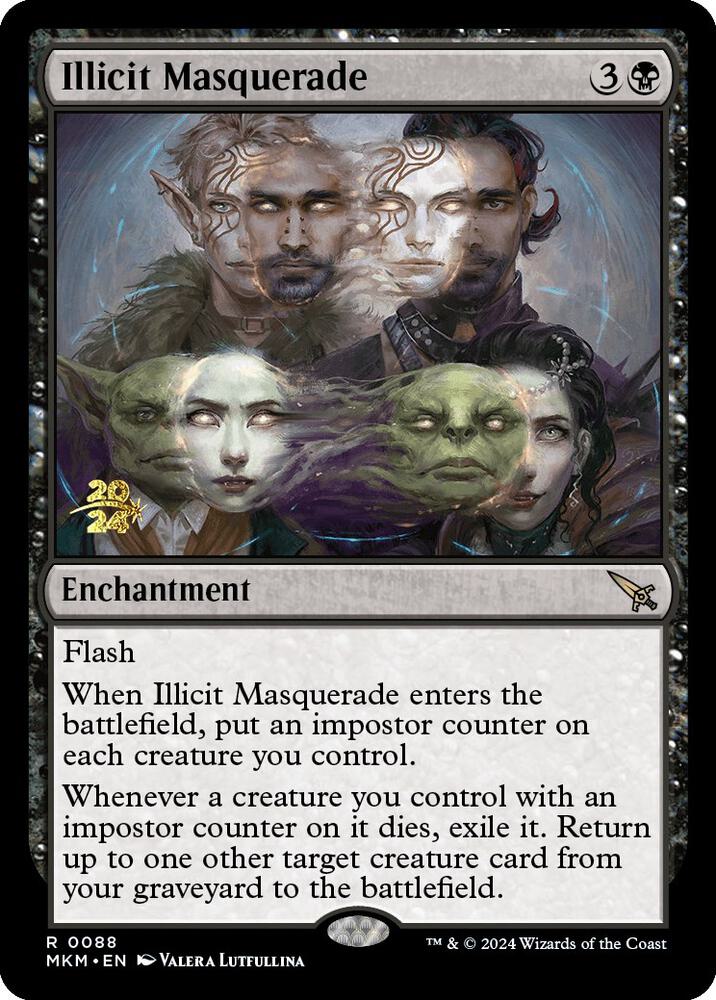 Illicit Masquerade 88 card from Prerelease Cards