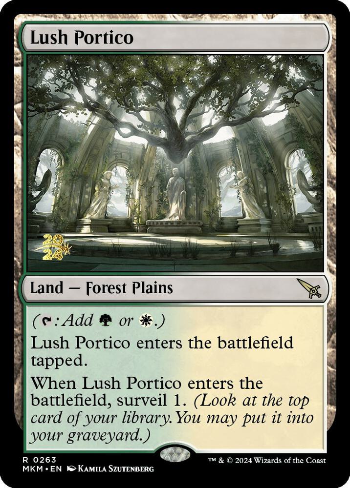 Lush Portico 263 card from Prerelease Cards