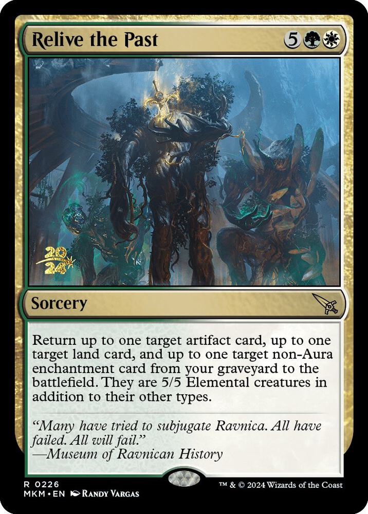 Relive the Past 226 card from Prerelease Cards