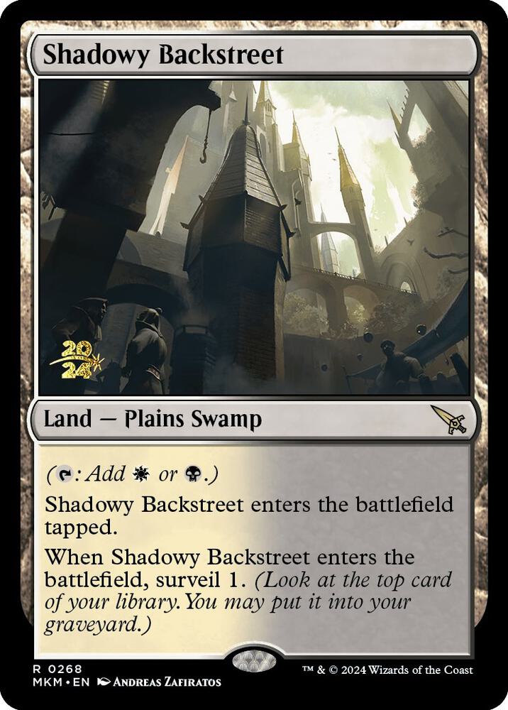Shadowy Backstreet 268 card from Prerelease Cards