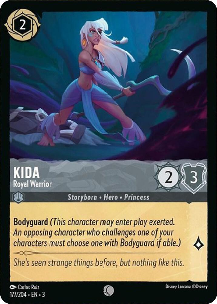 Kida - Royal Warrior 177/204 card from Into the Inklands