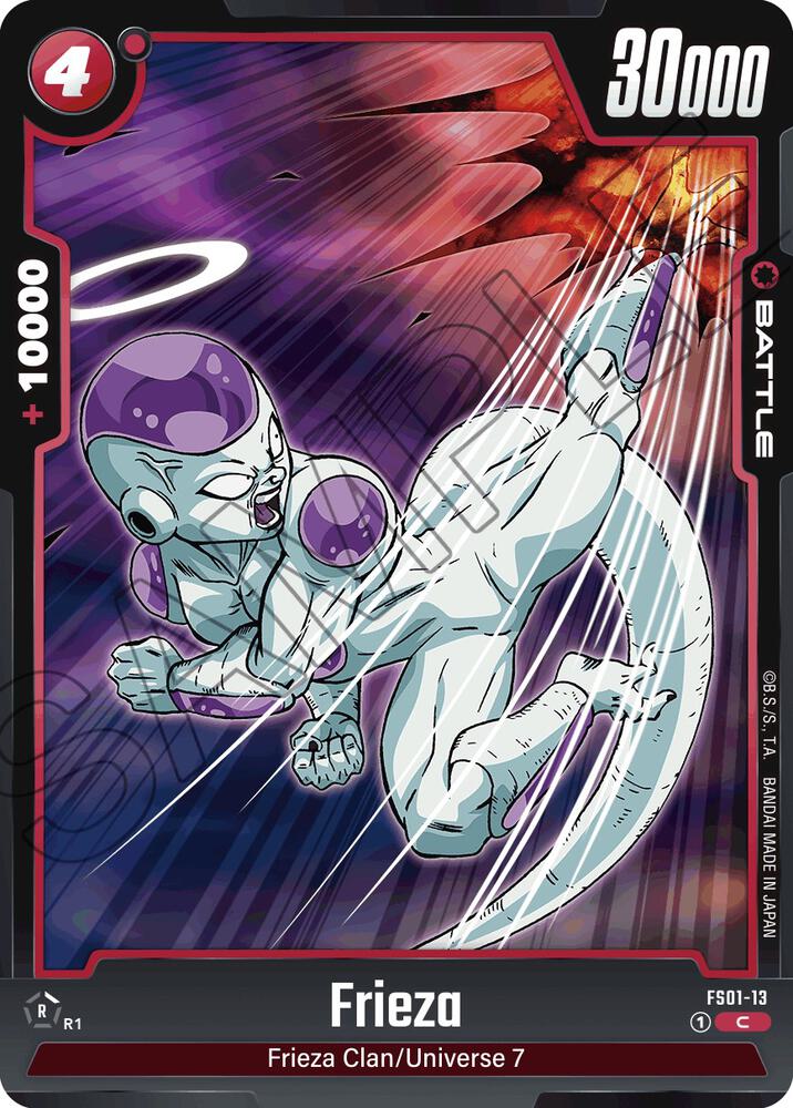 Frieza FS01-13 card from Starter Deck 1: Son Goku