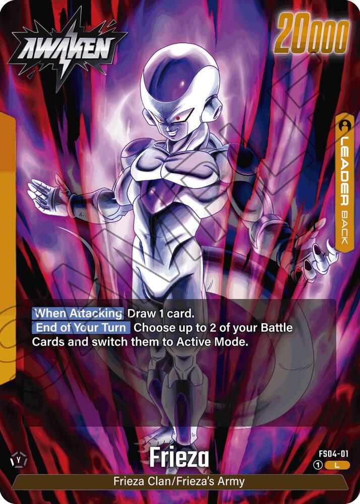 Frieza FS04-01 card from Starter Deck 4: Frieza