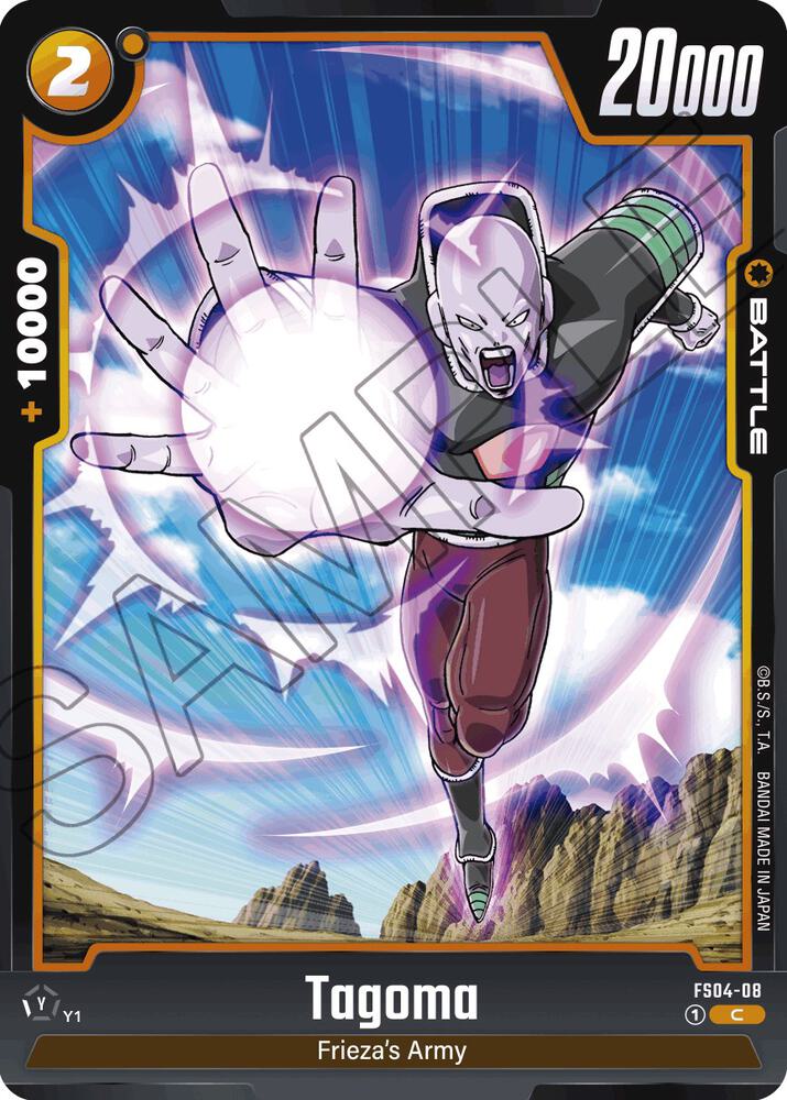 Tagoma FS04-08 card from Starter Deck 4: Frieza