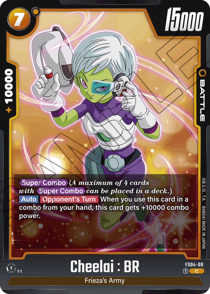 Cheelai : BR FS04-09 card from Starter Deck 4: Frieza