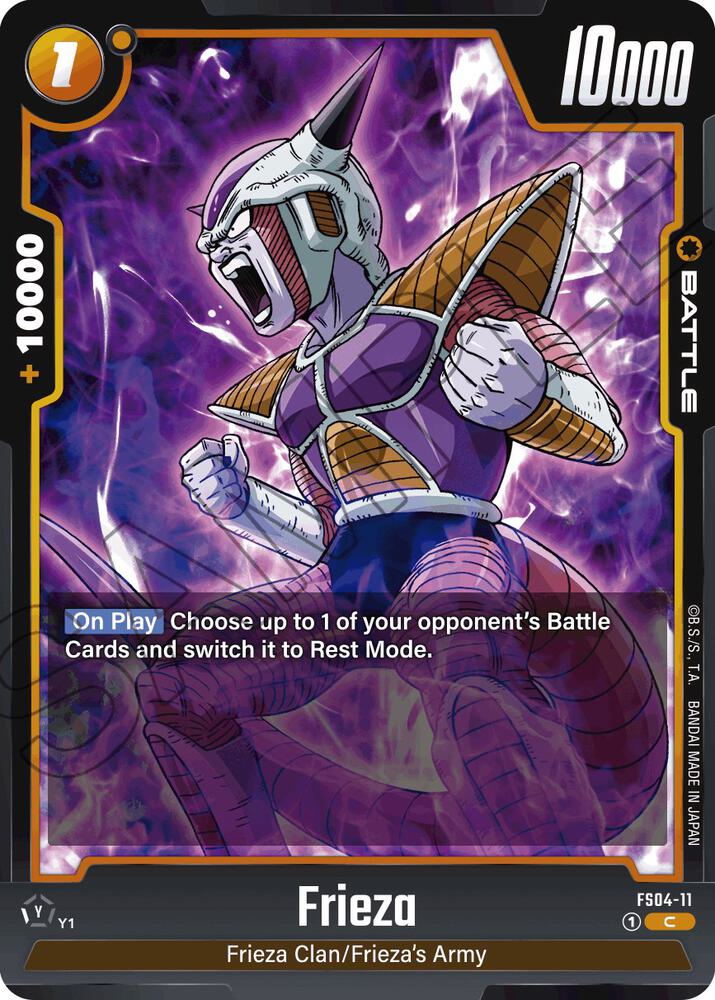 Frieza FS04-11 card from Starter Deck 4: Frieza