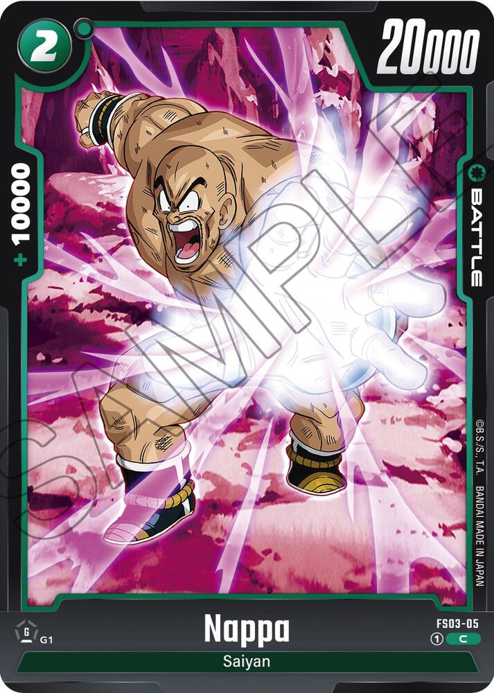 Nappa FS03-05 card from Starter Deck 3: Broly