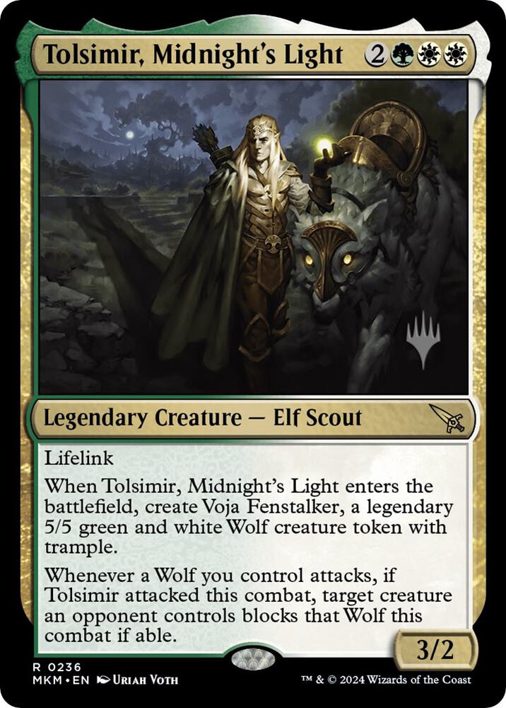 Tolsimir, Midnight's Light 236 card from Promo Pack: Murders at Karlov Manor