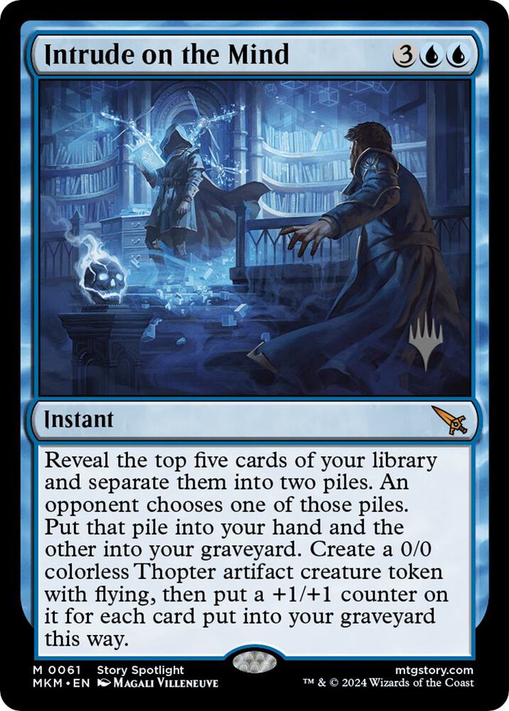 Intrude on the Mind 61 card from Promo Pack: Murders at Karlov Manor