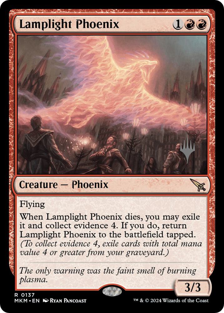 Lamplight Phoenix 137 card from Promo Pack: Murders at Karlov Manor