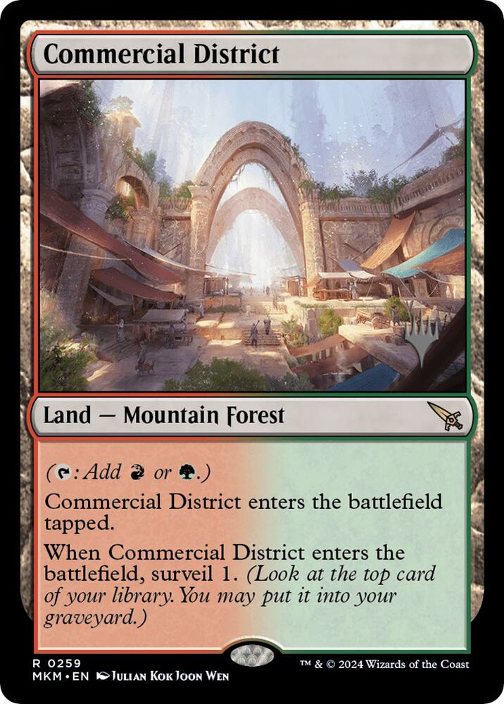 Commercial District 259 card from Promo Pack: Murders at Karlov Manor