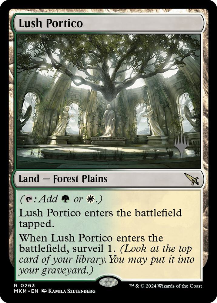 Lush Portico 263 card from Promo Pack: Murders at Karlov Manor