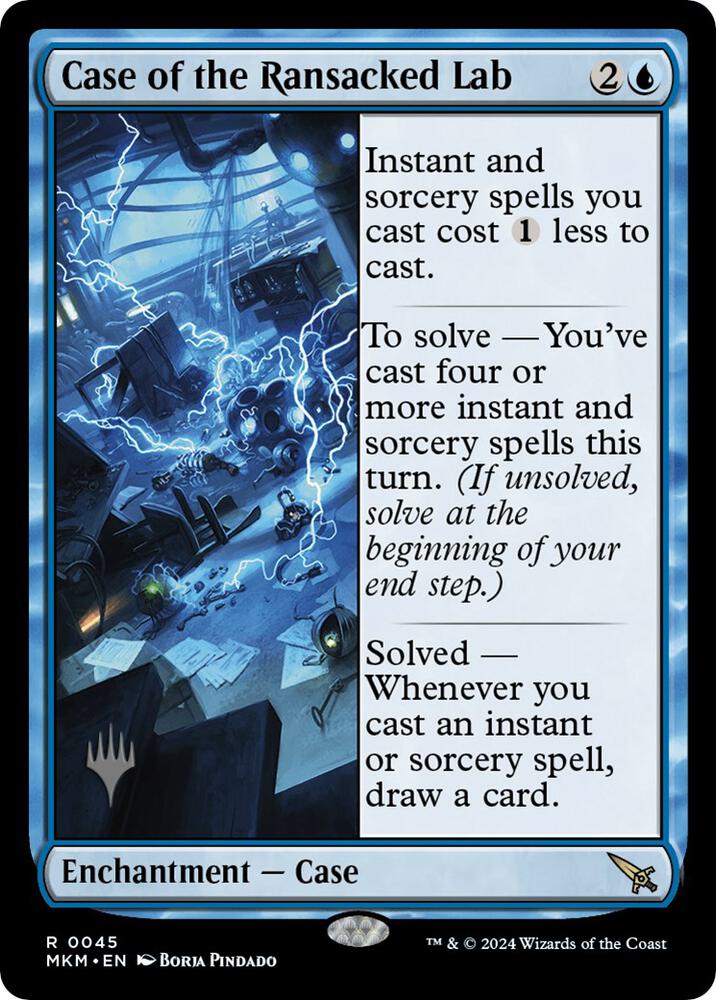 Case of the Ransacked Lab 45 card from Promo Pack: Murders at Karlov Manor