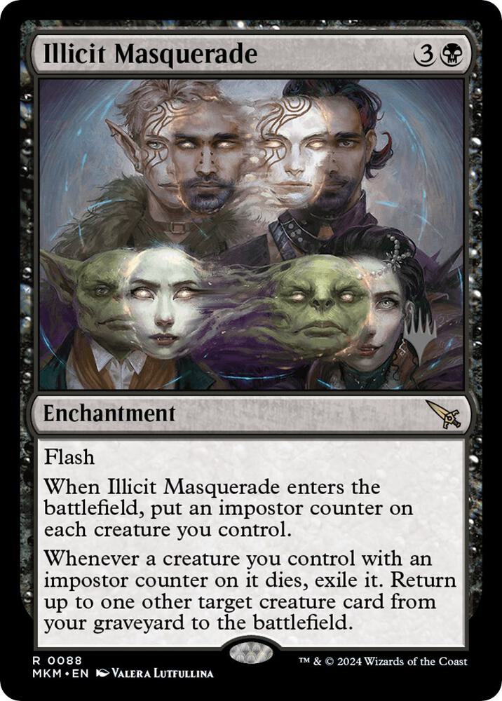 Illicit Masquerade 88 card from Promo Pack: Murders at Karlov Manor