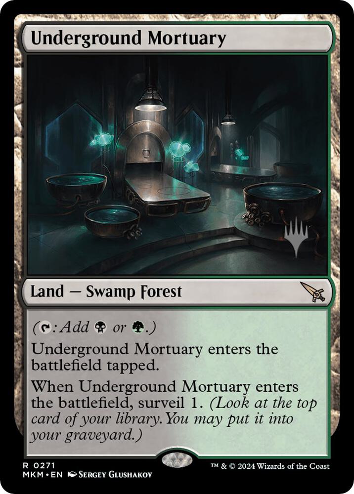 Underground Mortuary 271 card from Promo Pack: Murders at Karlov Manor