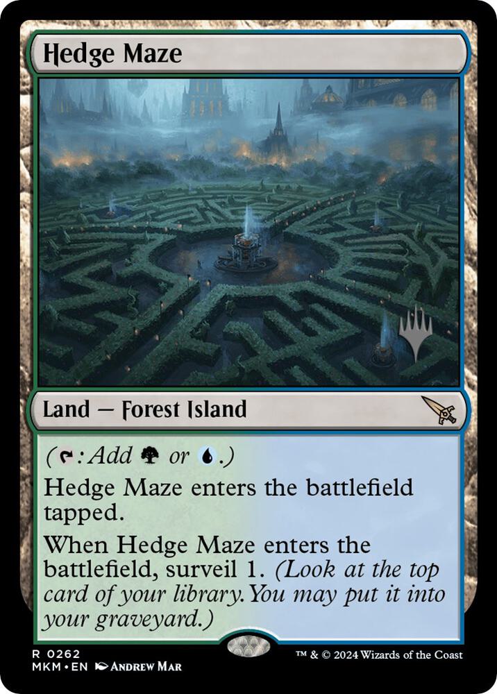 Hedge Maze 262 card from Promo Pack: Murders at Karlov Manor