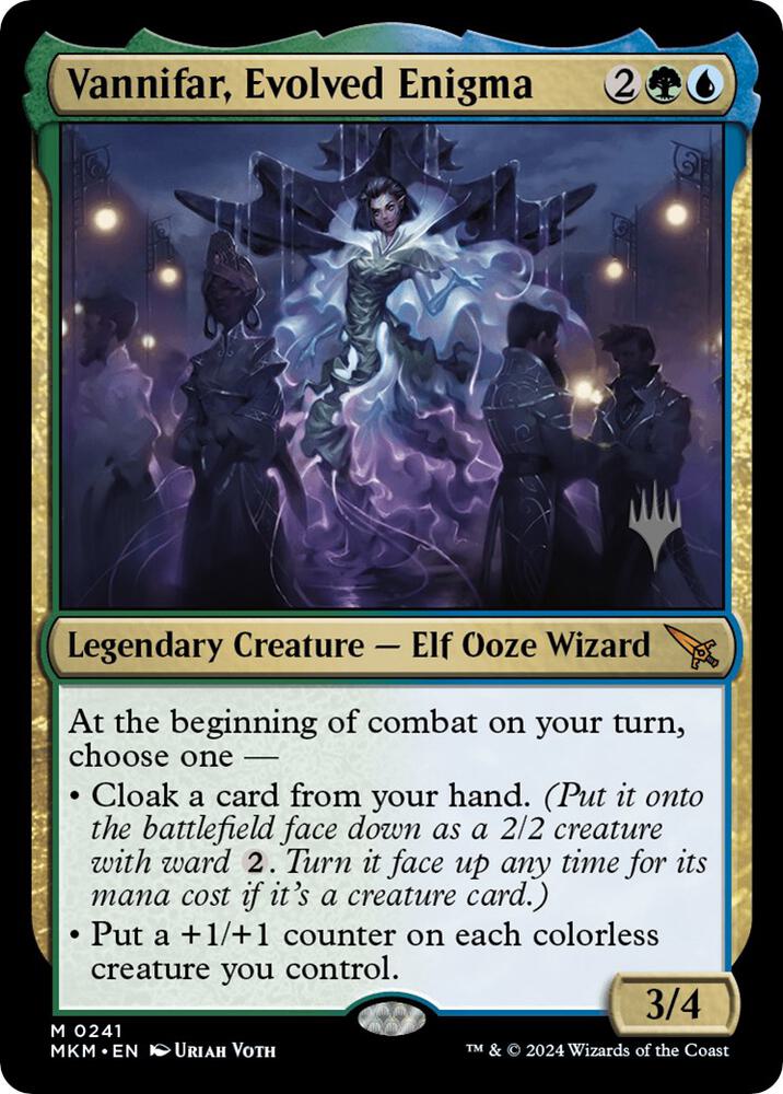 Vannifar, Evolved Enigma 241 card from Promo Pack: Murders at Karlov Manor