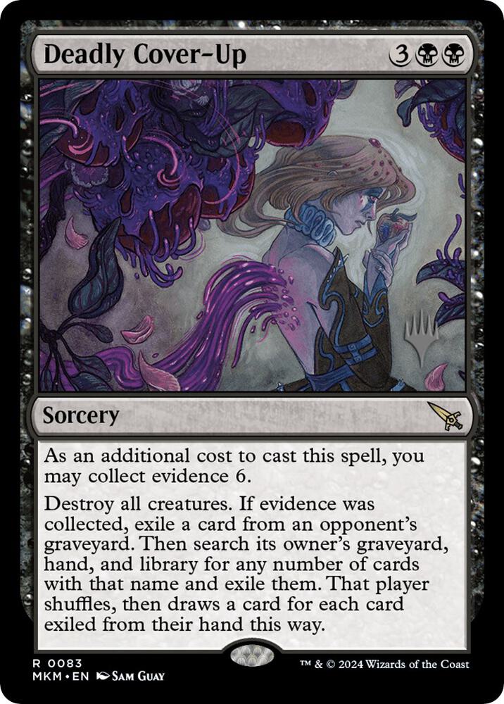 Deadly Cover-Up 83 card from Promo Pack: Murders at Karlov Manor