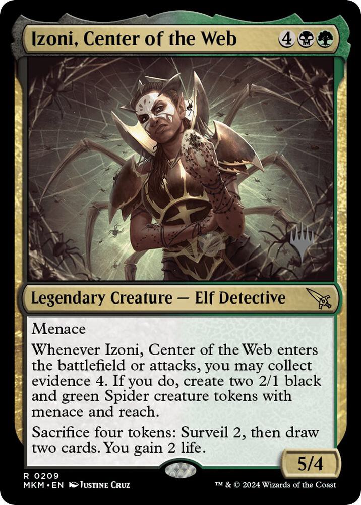 Izoni, Center of the Web 209 card from Promo Pack: Murders at Karlov Manor