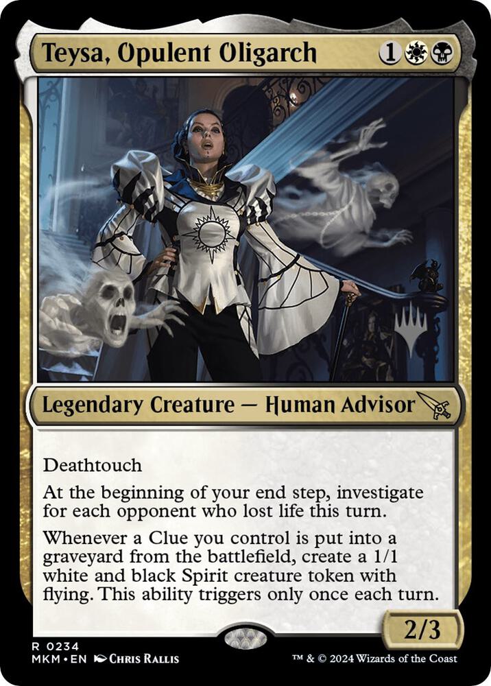 Teysa, Opulent Oligarch 234 card from Promo Pack: Murders at Karlov Manor
