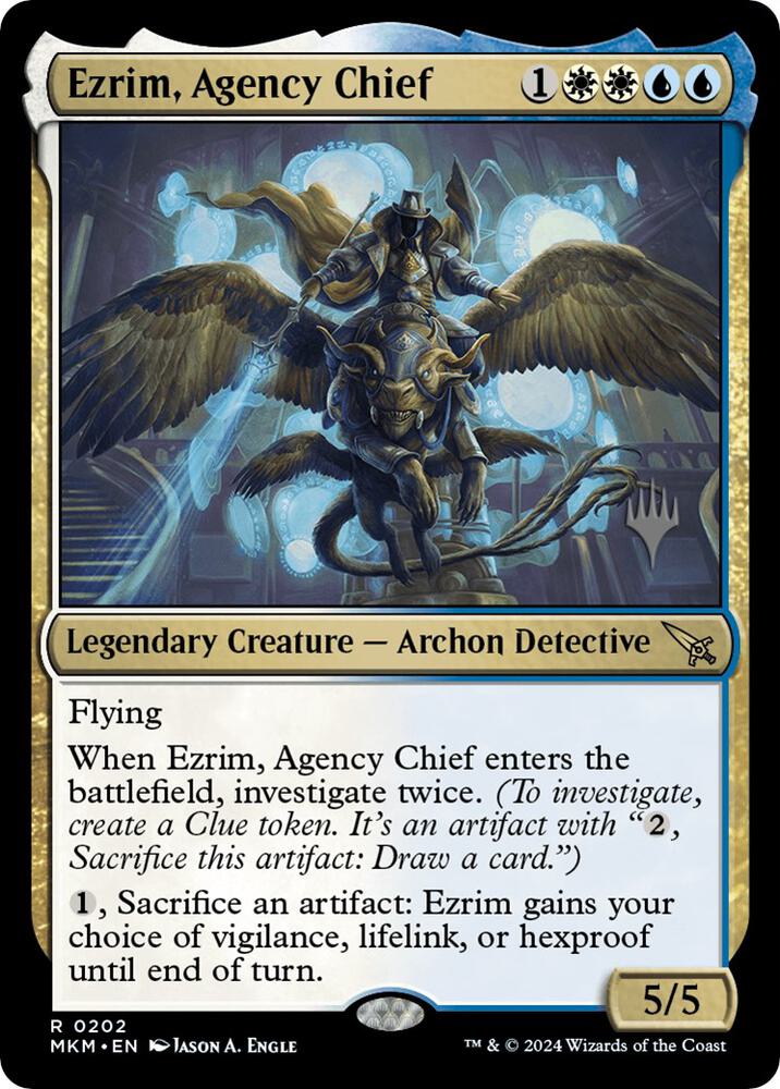 Ezrim, Agency Chief 202 card from Promo Pack: Murders at Karlov Manor