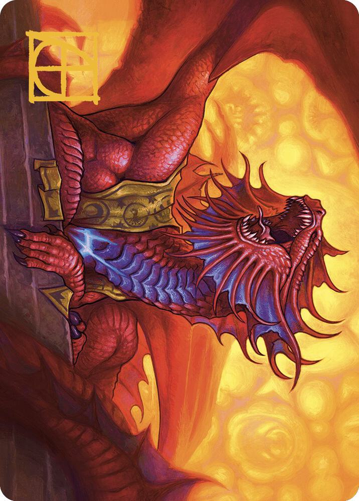 Niv-Mizzet, Guildpact Art Card (44/49) (Gold-Stamped Signature) card from Art Series: Murders at Karlov Manor